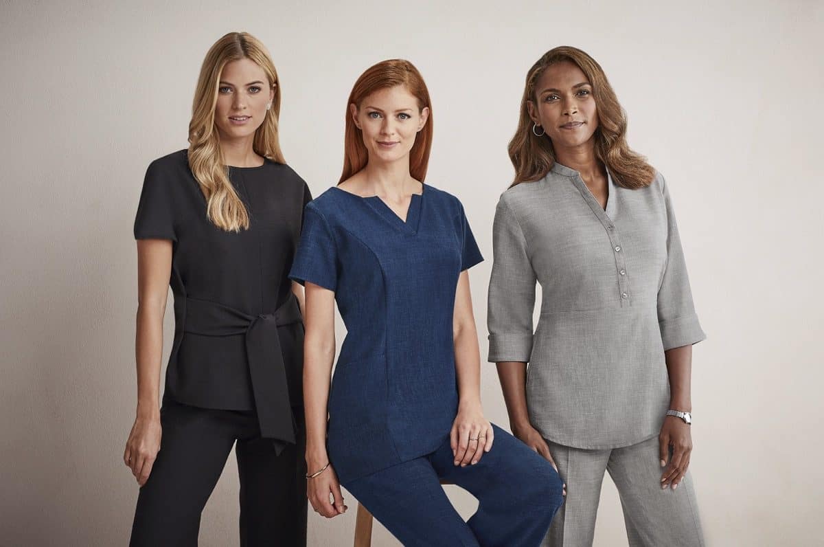 Simon Jersey Womens Cross Over Beauty and Spa Tunic Simon Jersey Womens Cross Over Beauty and Spa Tunic