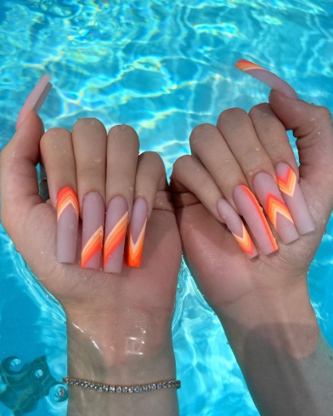 Orange Nails Scratch Magazine