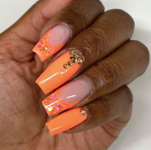 Orange Nails Scratch Magazine