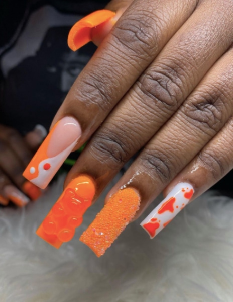 Orange Nails Scratch Magazine